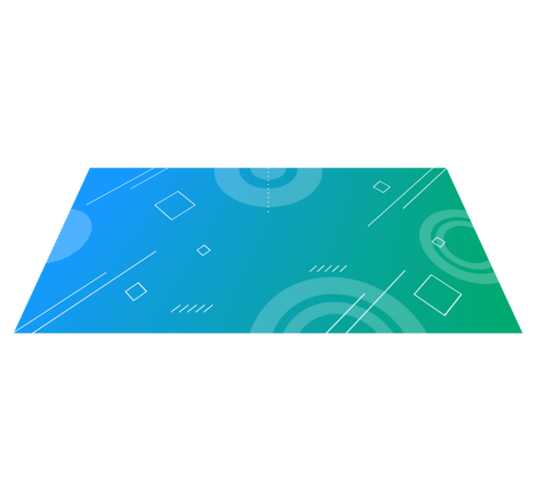 Soyut geometrik degrade geometrik pvc halı - TenStickers