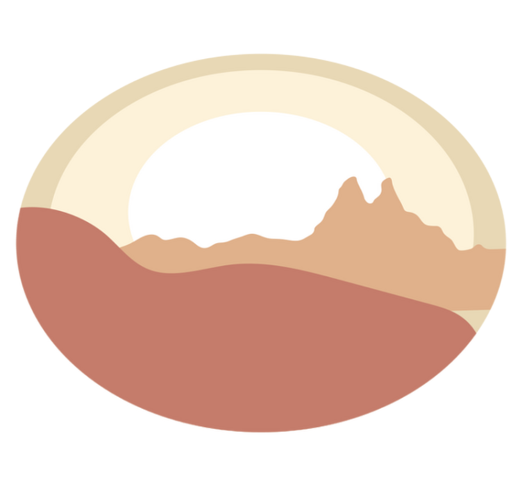 Minimalist manzara doğa pvc halı - TenStickers