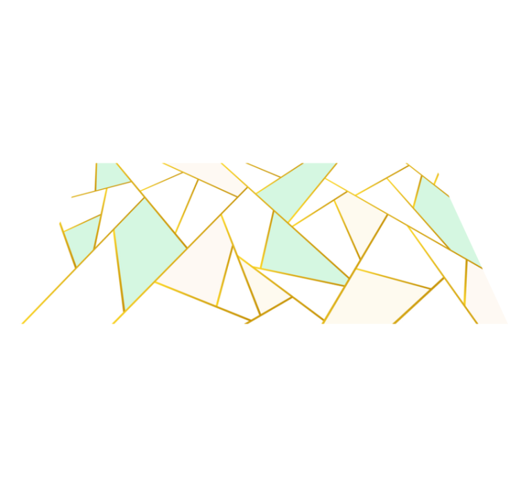 Açılı pastel mozaik geometrik pvc halı - TenStickers