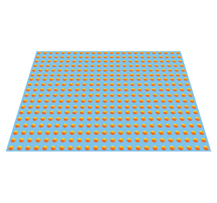 Güneş portakalı deseni ahşap etkisi pvc halı - TenStickers