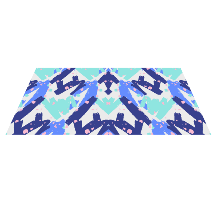 İskandinav çizgili vinil halı - TenStickers