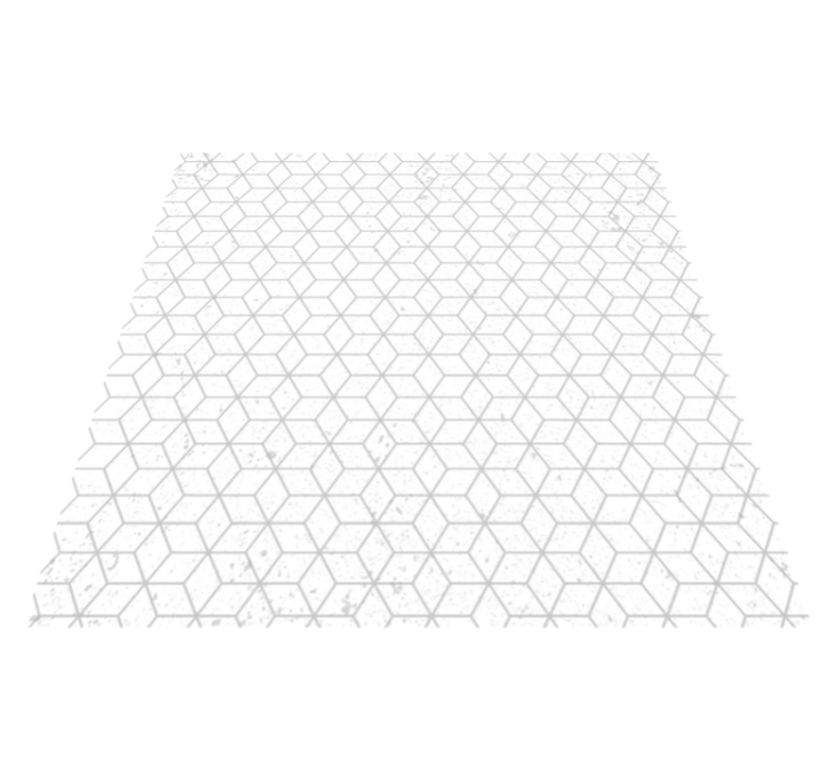 Nordic hexagons nordic halı - TenStickers