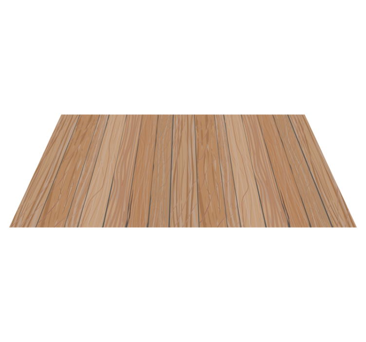 Soluk ahşap tahta vinil koşucu - TenStickers