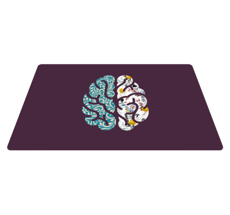 Desenli beyin modern kilim - TenStickers
