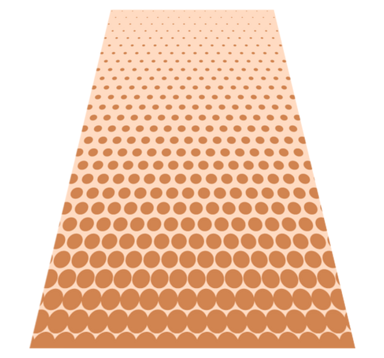 Düşen renkli puantiyeli geometrik halılar - TenStickers