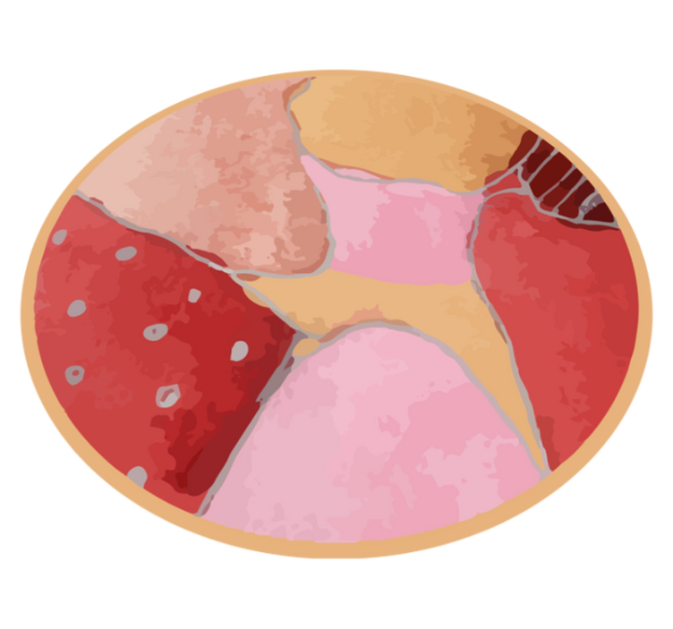 Canlı çiçek motifleri giriş salonu pvc halı - TenStickers