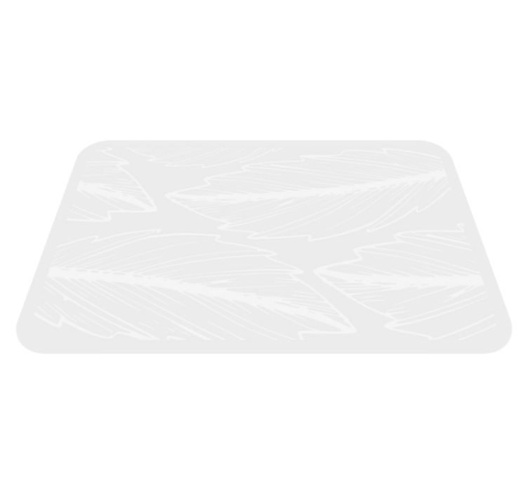 Tüy izi deseni doğa pvc halı - TenStickers