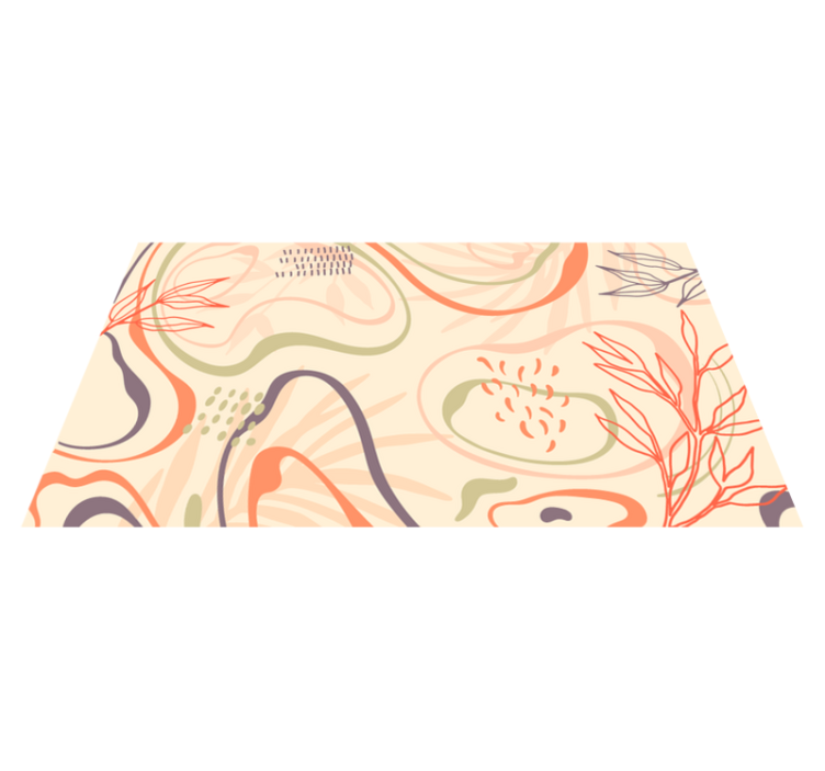 İskandinav tarzı nordic vinil halı bırakır - TenStickers