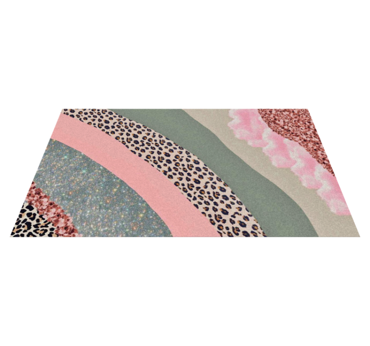 Baskılar çizgili halı ile sihirli şeritler - TenStickers