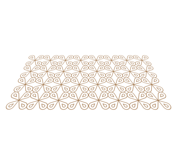 Zarif beyaz fayans karo halı - TenStickers