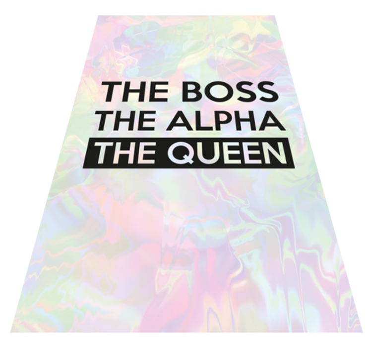 özel motivasyon cümlesi isimlerle pvc halı - TenStickers