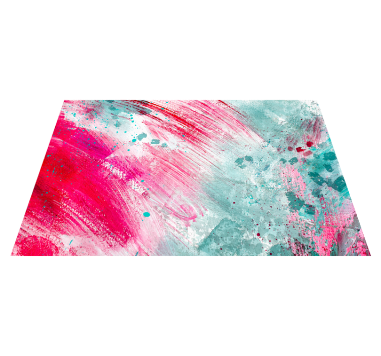 Renk sıçraması modern pvc halı - TenStickers