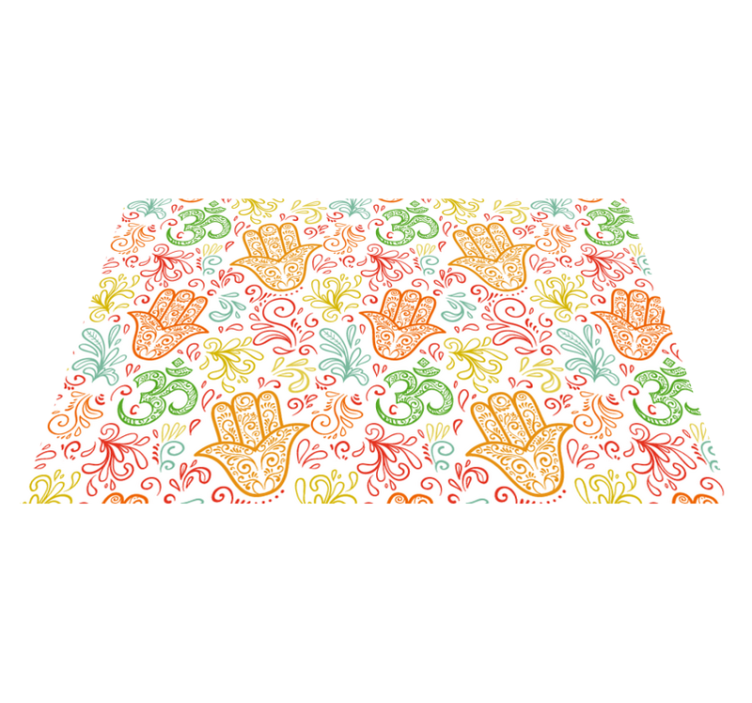 Fatima vinil halının etnik eli - TenStickers