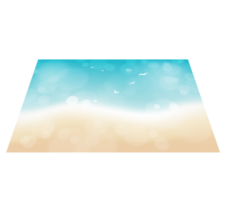 Plaj etkisi doğa vinil halı - TenStickers
