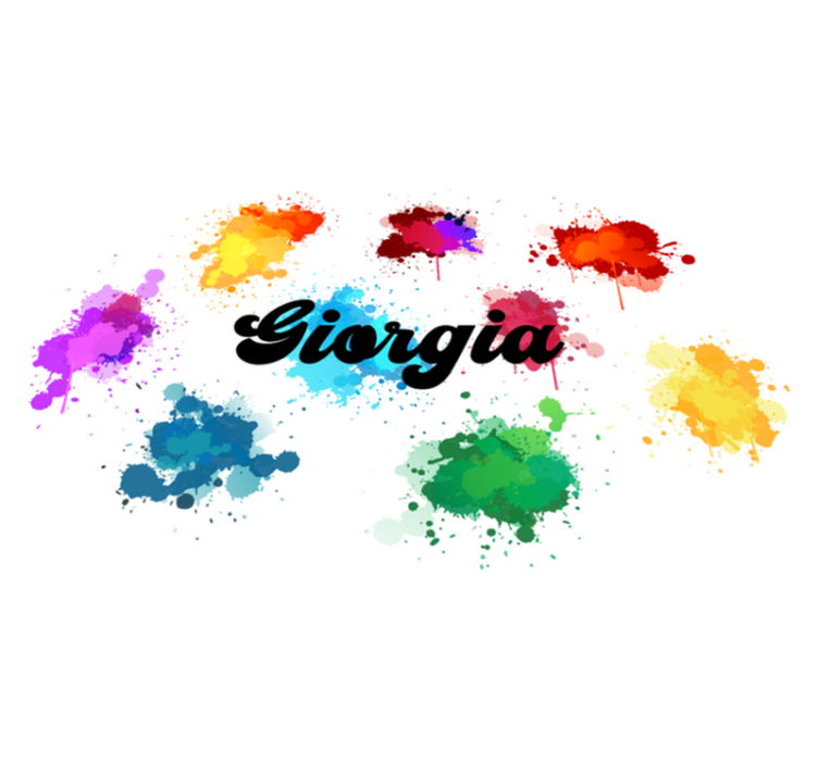 Sıçramalı dairesel tasarım gençler pvc halı - TenStickers