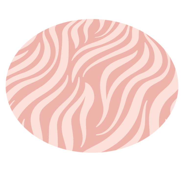 Zarif zebra çizgileri hayvan baskı pvc halı - TenStickers