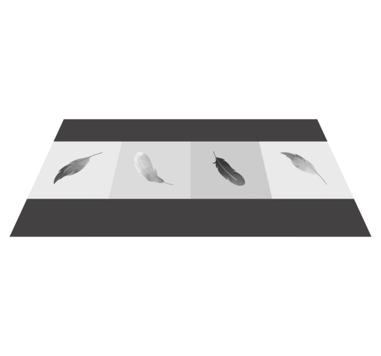 Tüy minimalizmi Hayvan pvc halı - TenStickers