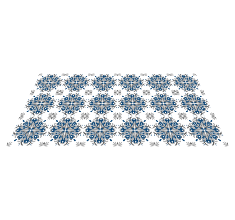 Fas fayans efektli vinil halı - TenStickers