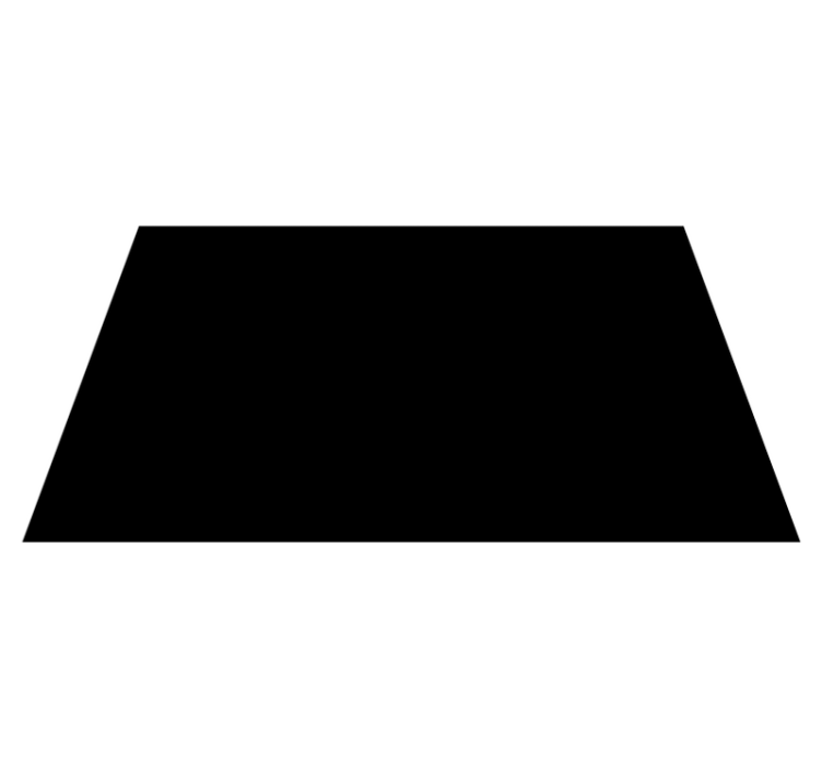 Siyah oturma odası pvc halı - TenStickers