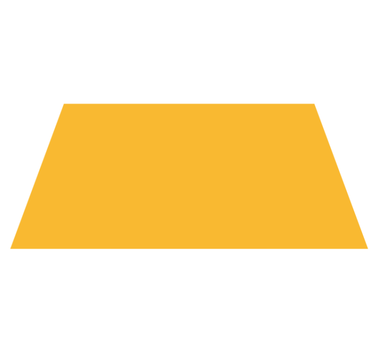 Sarı dikdörtgen modern halı - TenStickers