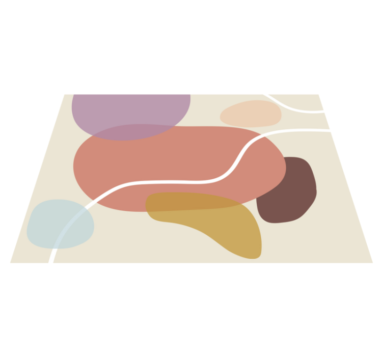 70'lerin pop çok sanat eski halı - TenStickers