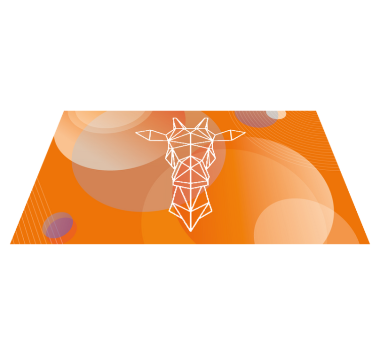 Soyut geometrik desenler modern pvc halı - TenStickers