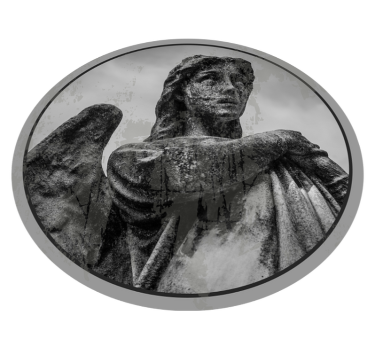 Bağbozumu eğme açısı eski halı - TenStickers