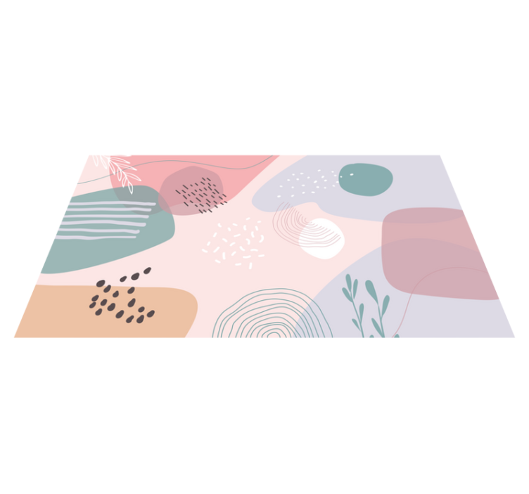 Yaratıcı pastel boya modern halı - TenStickers