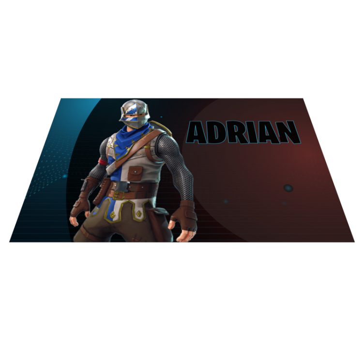 Kahraman oyun karakteri gençler pvc halı - TenStickers