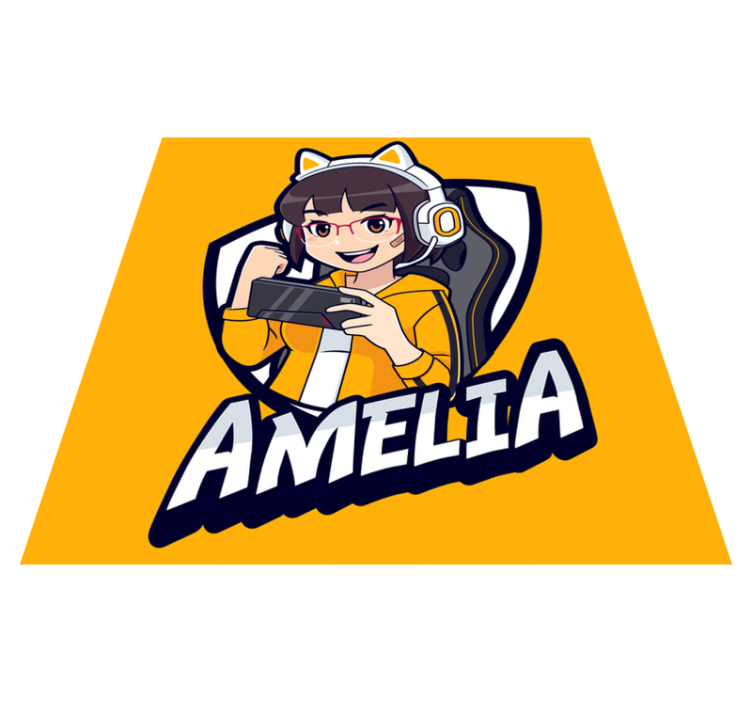 özel oyun portresi gençler pvc halı - TenStickers