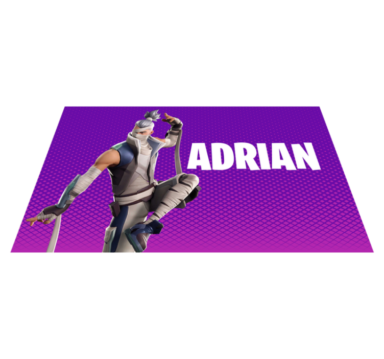 Video oyunu ninja çocuk yatak odası halısı - TenStickers