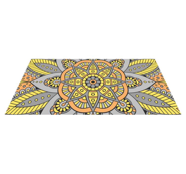 Zarif arka plan geometrik desen yer kilim - TenStickers