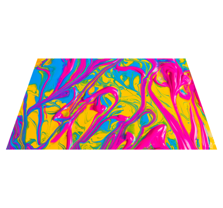 Canlı girdap desenleri modern pvc halı - TenStickers