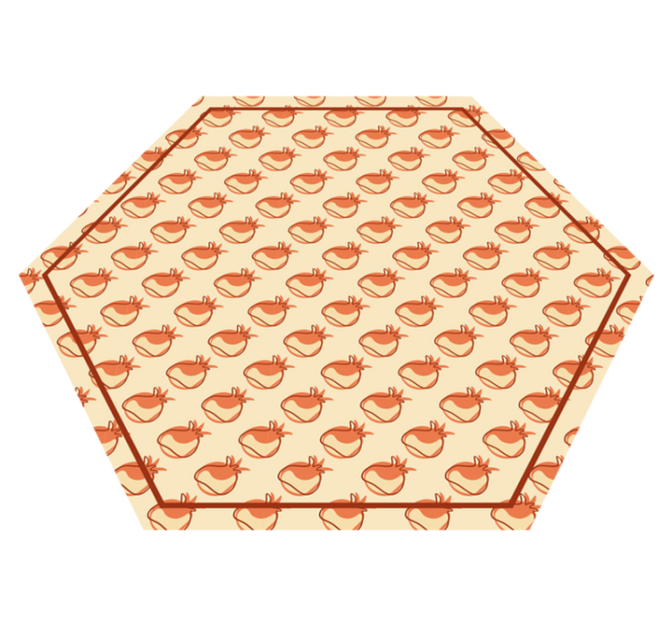 Büyüleyici kuş desenleri mutfak pvc halı - TenStickers