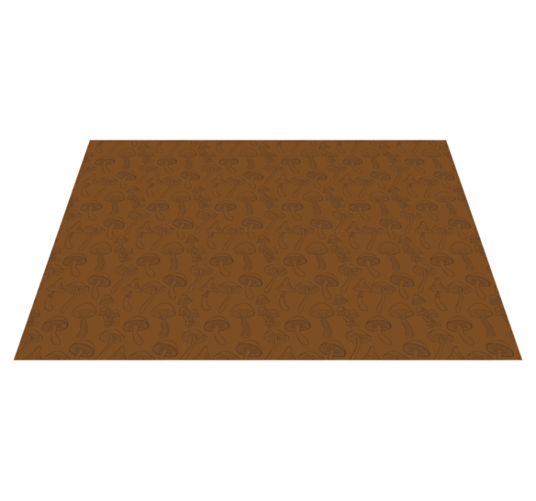 Mantar deseni doğa pvc halı - TenStickers