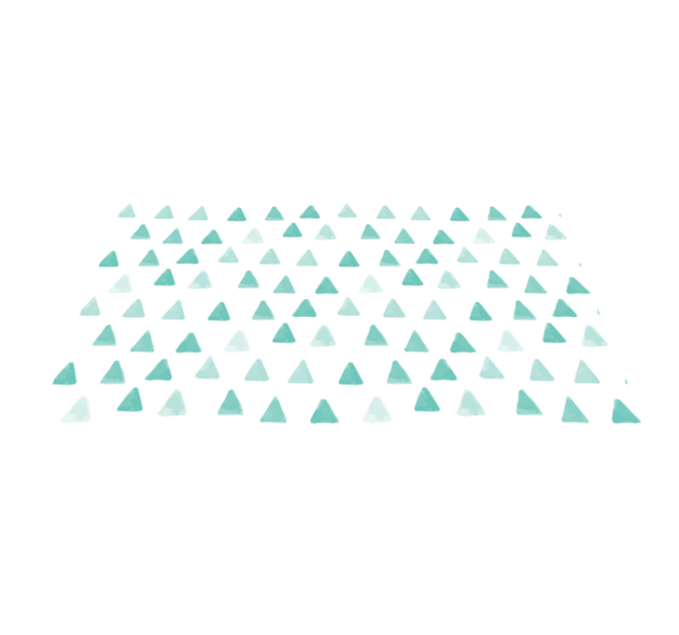 Geometrik pvc halı Üçgen motifler - TenStickers