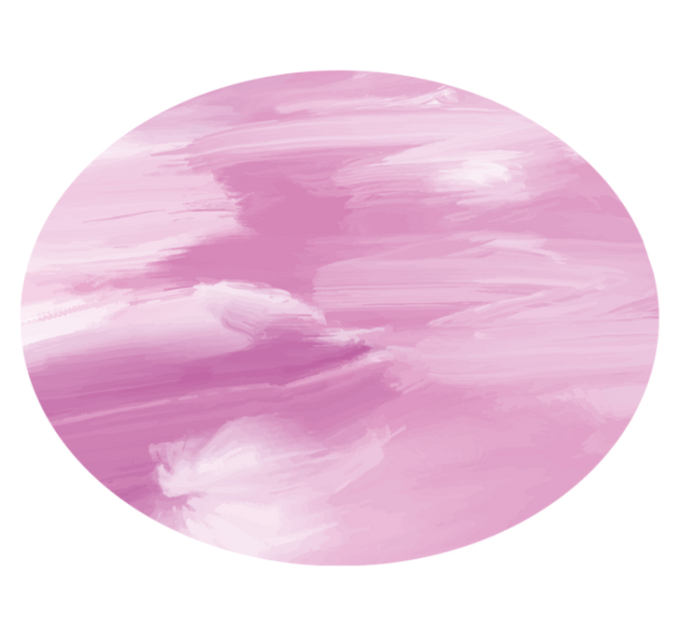 Pastel mor yağlı boya dairesel halı - TenStickers