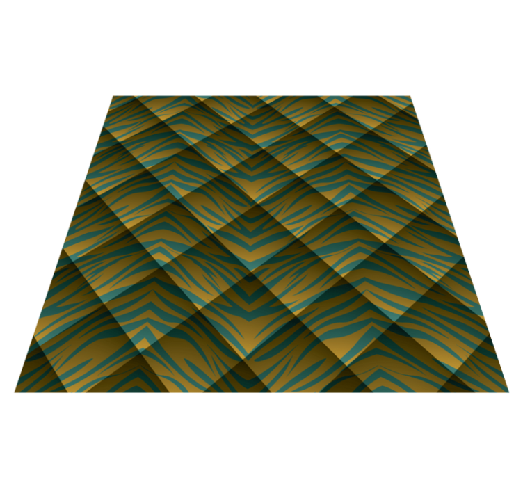 Hayvan baskı pvc halı zebra deseni birleşimi - TenStickers