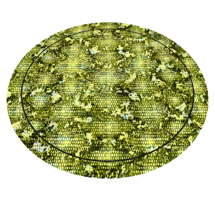 Hayvan baskı pvc halı yeşil sürüngen derisi - TenStickers