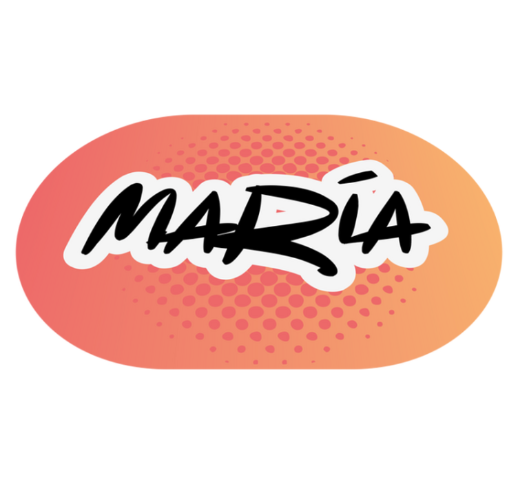 Graffiti turuncu arka plan kişiselleştirilmiş mat - TenStickers