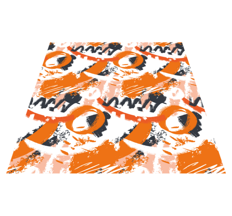 Soyut şekiller patladı modern pvc halı - TenStickers