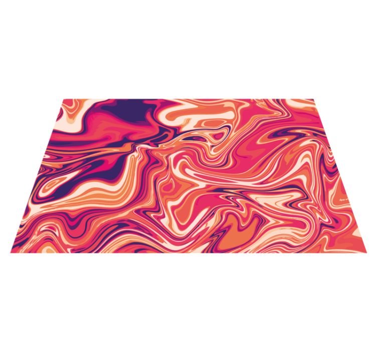 Canlı dönüş motifi modern pvc halı - TenStickers