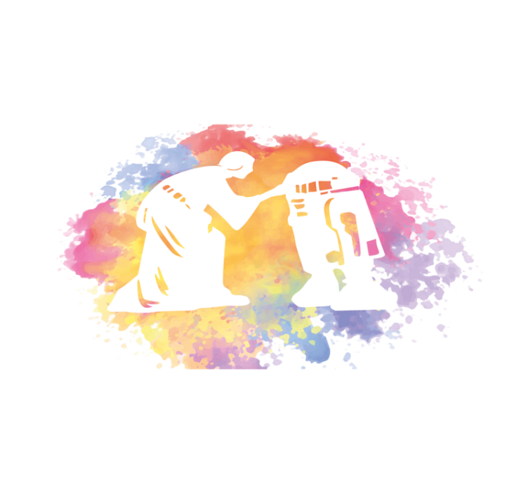 Aquarella galaktik destan gençler pvc halı - TenStickers