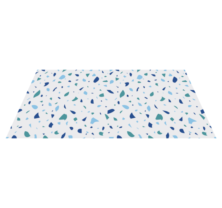 Renkli desen Mermer vinil halı - TenStickers