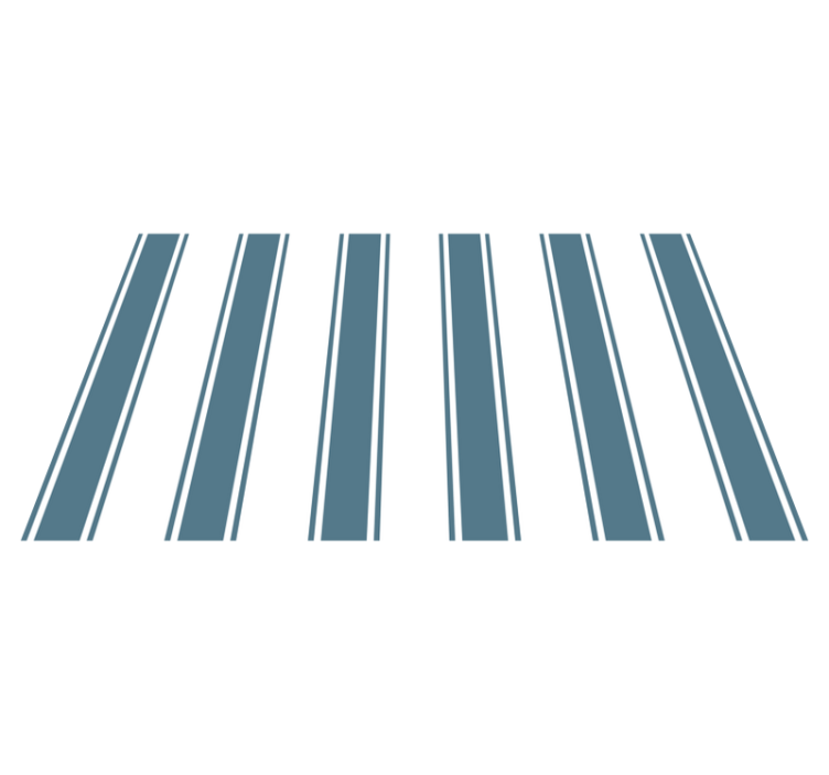 çağdaş desen çizgili pvc halı - TenStickers