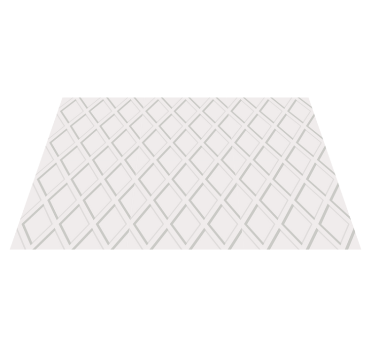 Geometrik pvc halı elmas fikir - TenStickers