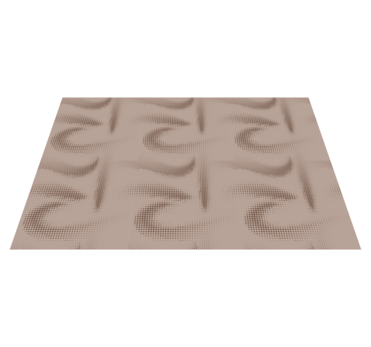 Yumuşak dokulu girdaplar oturma odası pvc halı - TenStickers