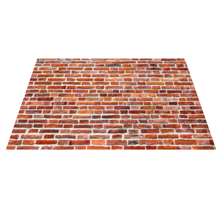 Klasik tuğla "endüstriyel tarz" kilim - TenStickers