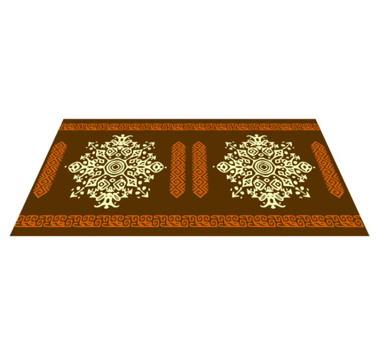 Mandala motif topluluğu mandala pvc halı - TenStickers