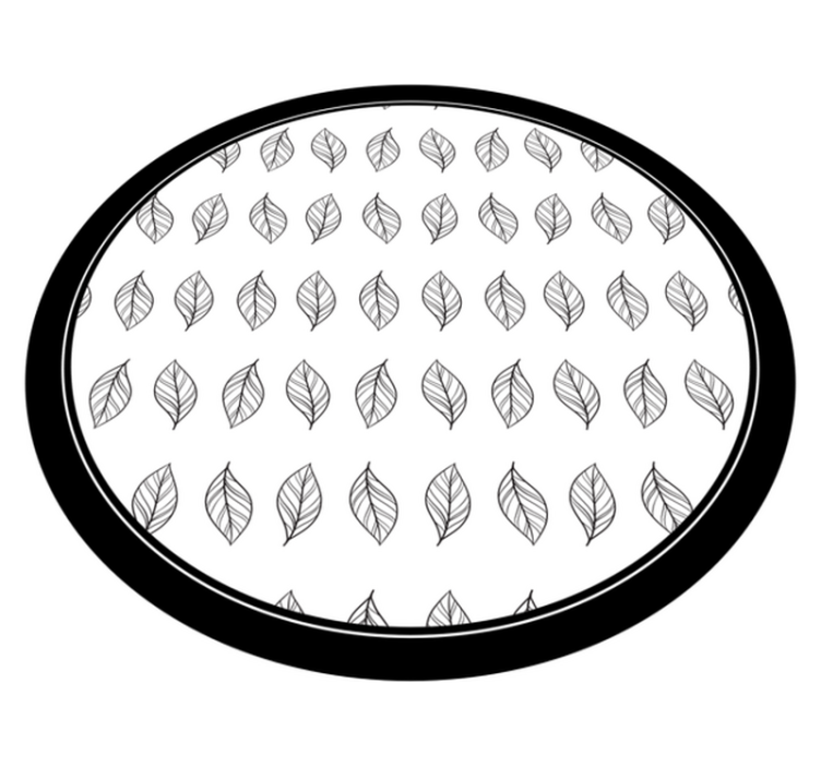 Botanik taslağı çiçekler ve bitkiler pvc halı - TenStickers